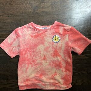 Lola and the Boys GIRLS' DAISY TIE DYE Shirt size 8